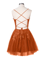 Applique Soft Tulle Mini Dress 