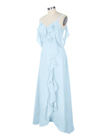 Flowy Spaghetti Bridesmaid Dress 