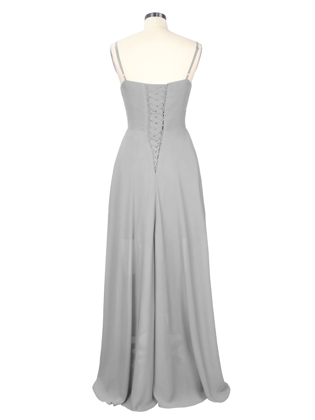 Spaghetti Asymmetrical Bridesmaid Dress 