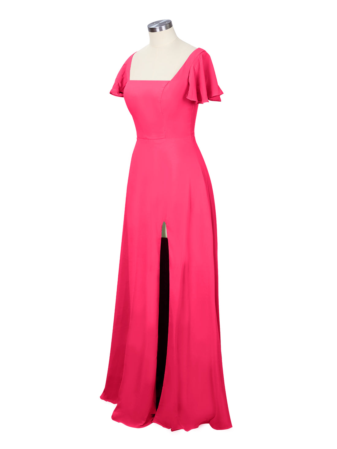 Flutter Sleeves Bridesmaid Dress 