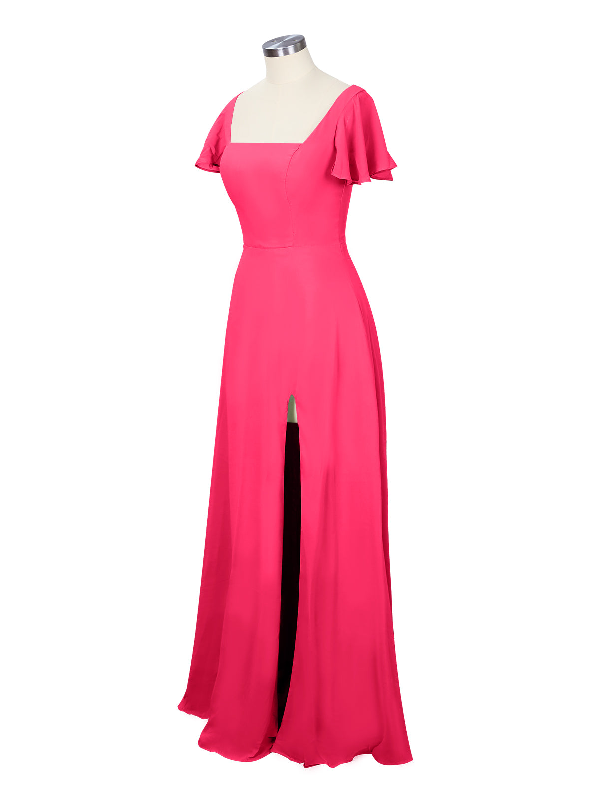 Flutter Sleeves Bridesmaid Dress 