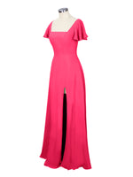 Flutter Sleeves Bridesmaid Dress 