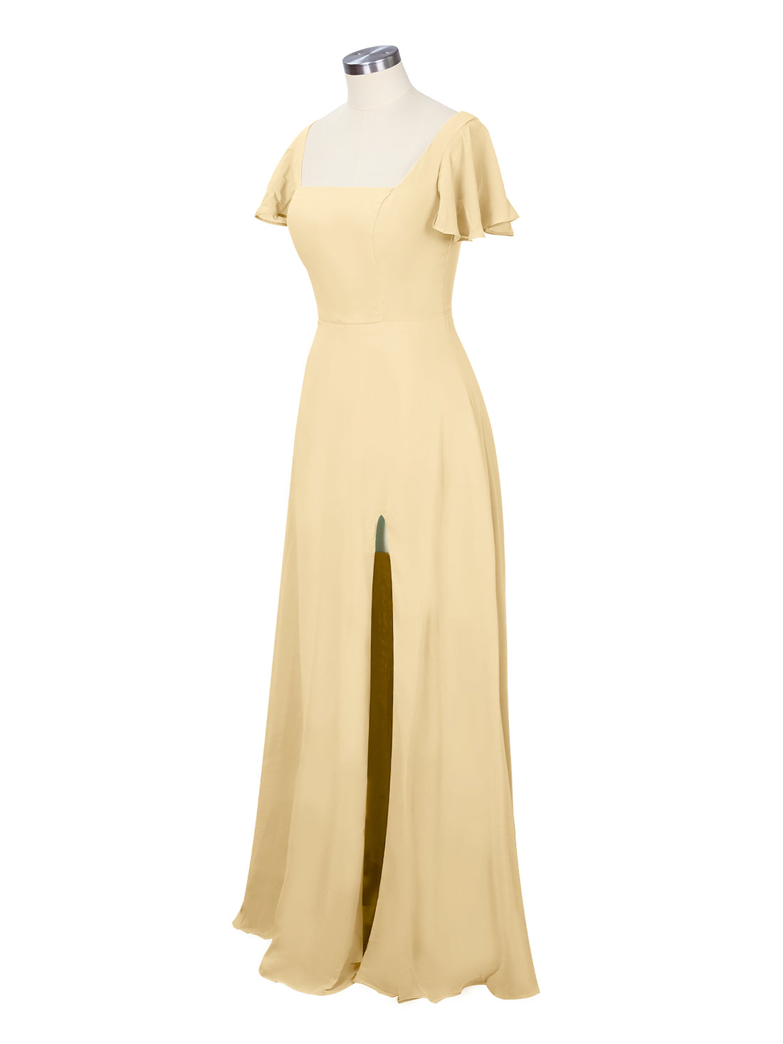 Flutter Sleeves Bridesmaid Dress 