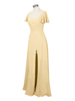 Flutter Sleeves Bridesmaid Dress 