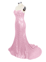Spaghetti Sheath Prom Dress 