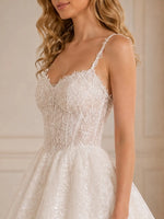 Spaghetti Straps Mother of the Bride Dress with Appliques