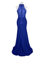 Halter Neckline Trumpet Dress 