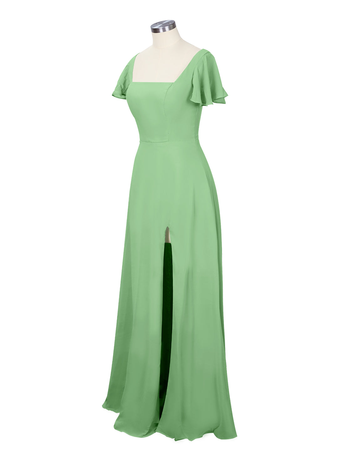 Flutter Sleeves Bridesmaid Dress 