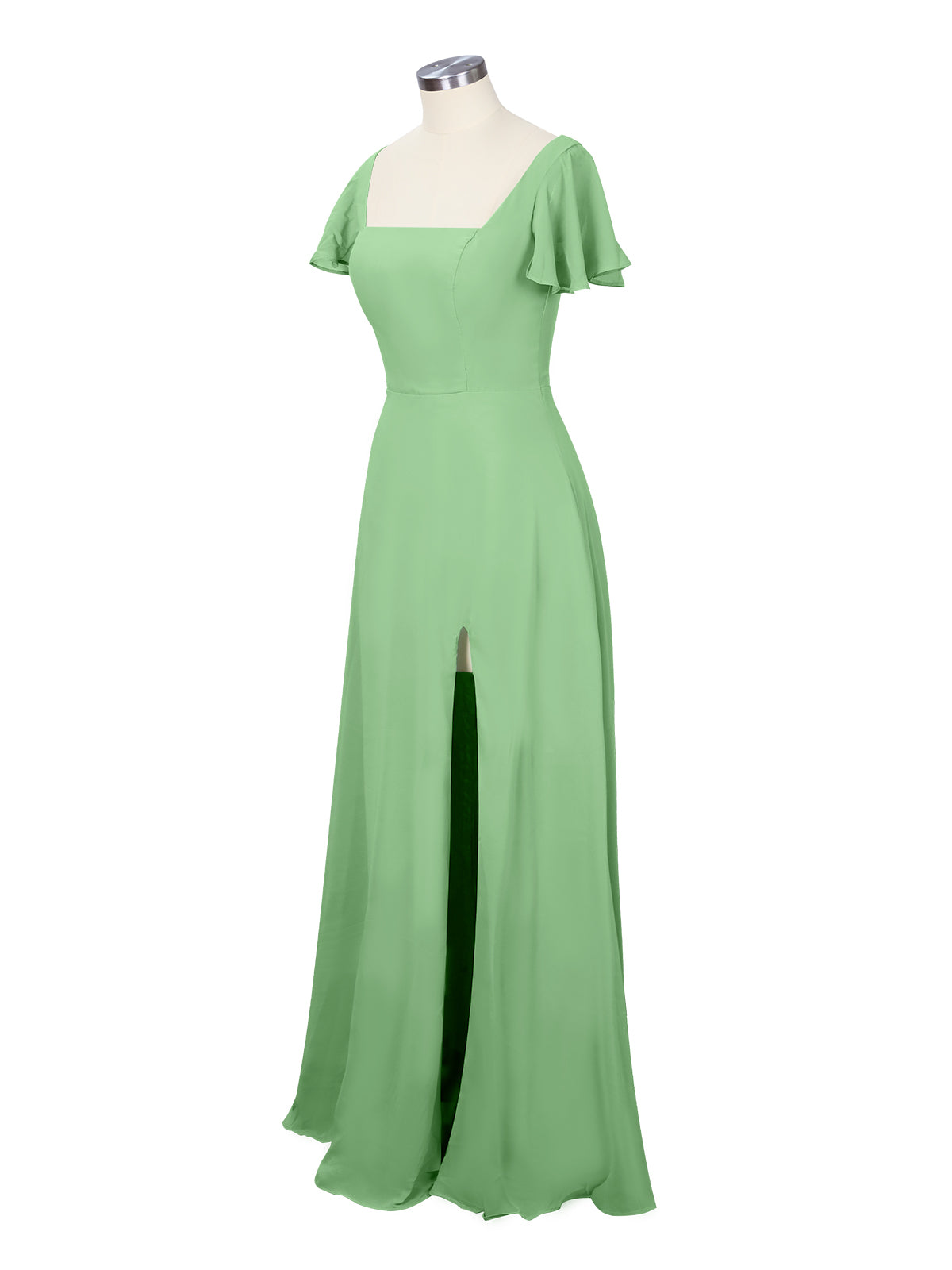 Flutter Sleeves Bridesmaid Dress 