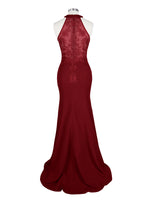 Halter Neckline Trumpet Dress 