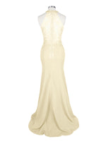 Halter Neckline Trumpet Dress 