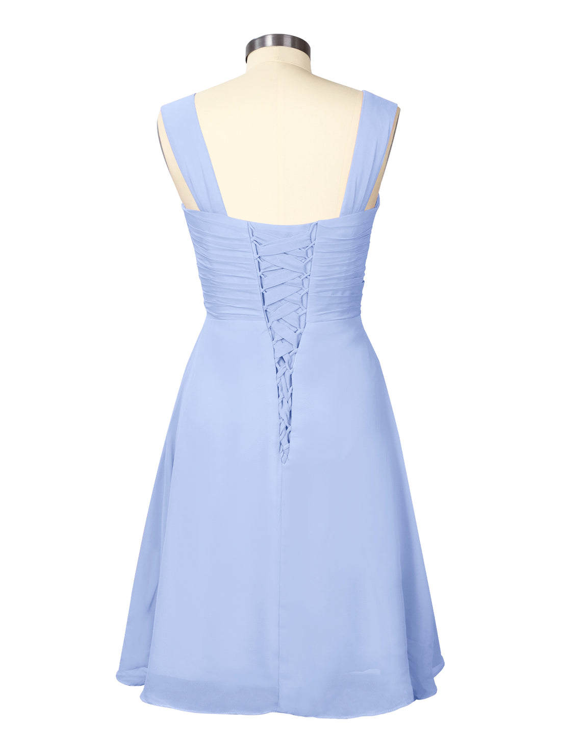Ruched Chiffon Two-Piece Dress Set 