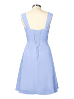 Ruched Chiffon Two-Piece Dress Set 