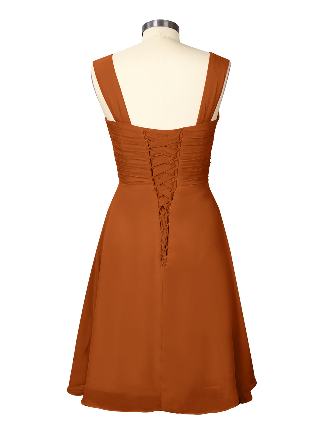 Ruched Chiffon Two-Piece Dress Set 