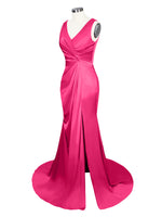 Slit Sheath Prom Dress 