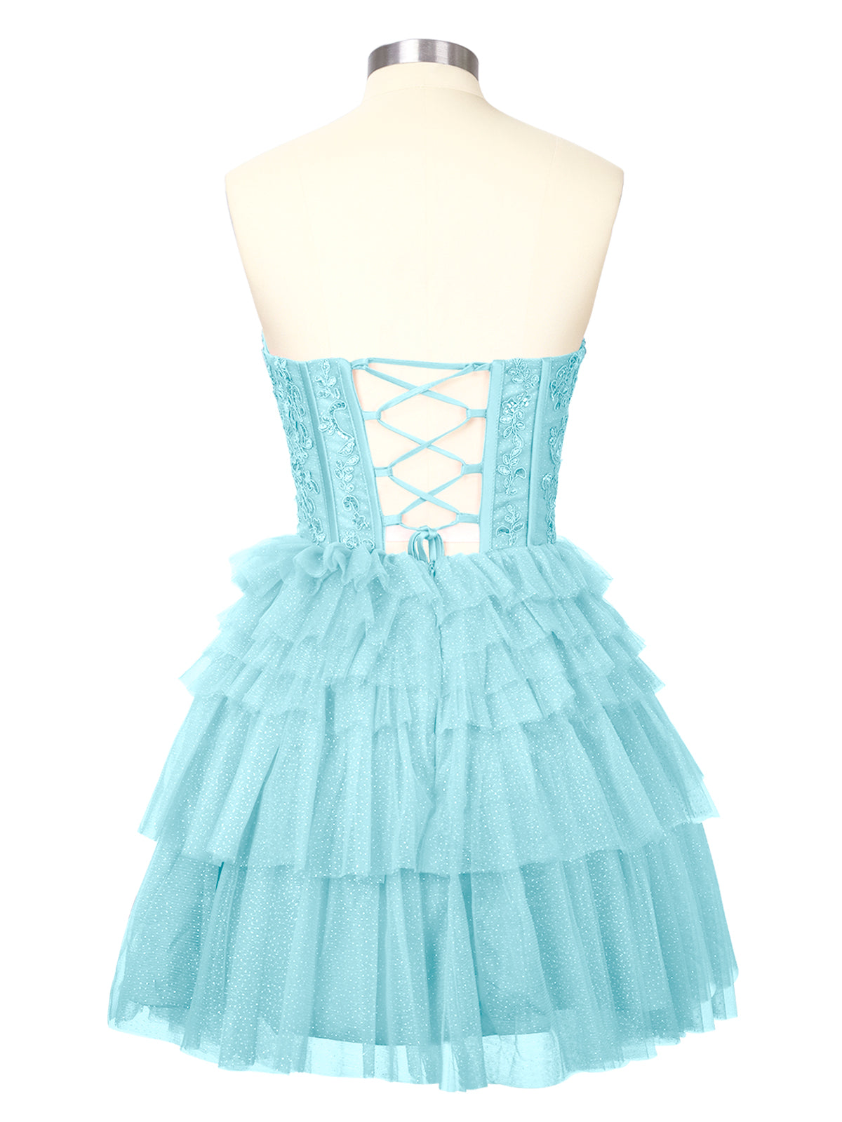 Sparkle Sweetheart Mini Gown Dress 