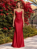 Mermaid Prom Dress with Sequin Appliques 