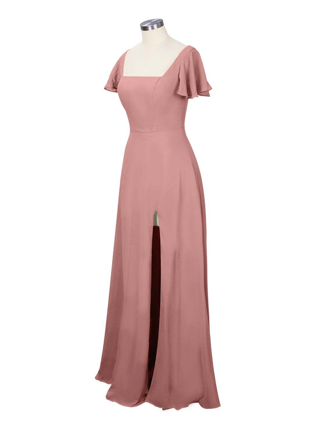 Flutter Sleeves Bridesmaid Dress 