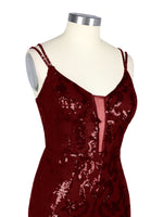 Double Spaghetti Bodycon Mini Dress 