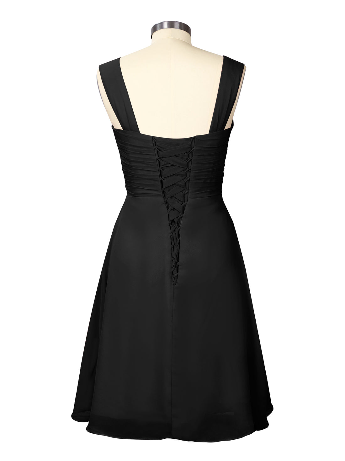 Ruched Chiffon Two-Piece Dress Set 
