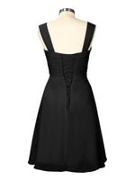 Ruched Chiffon Two-Piece Dress Set 