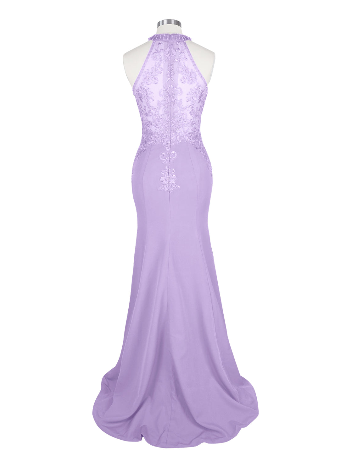 Halter Neckline Trumpet Dress 