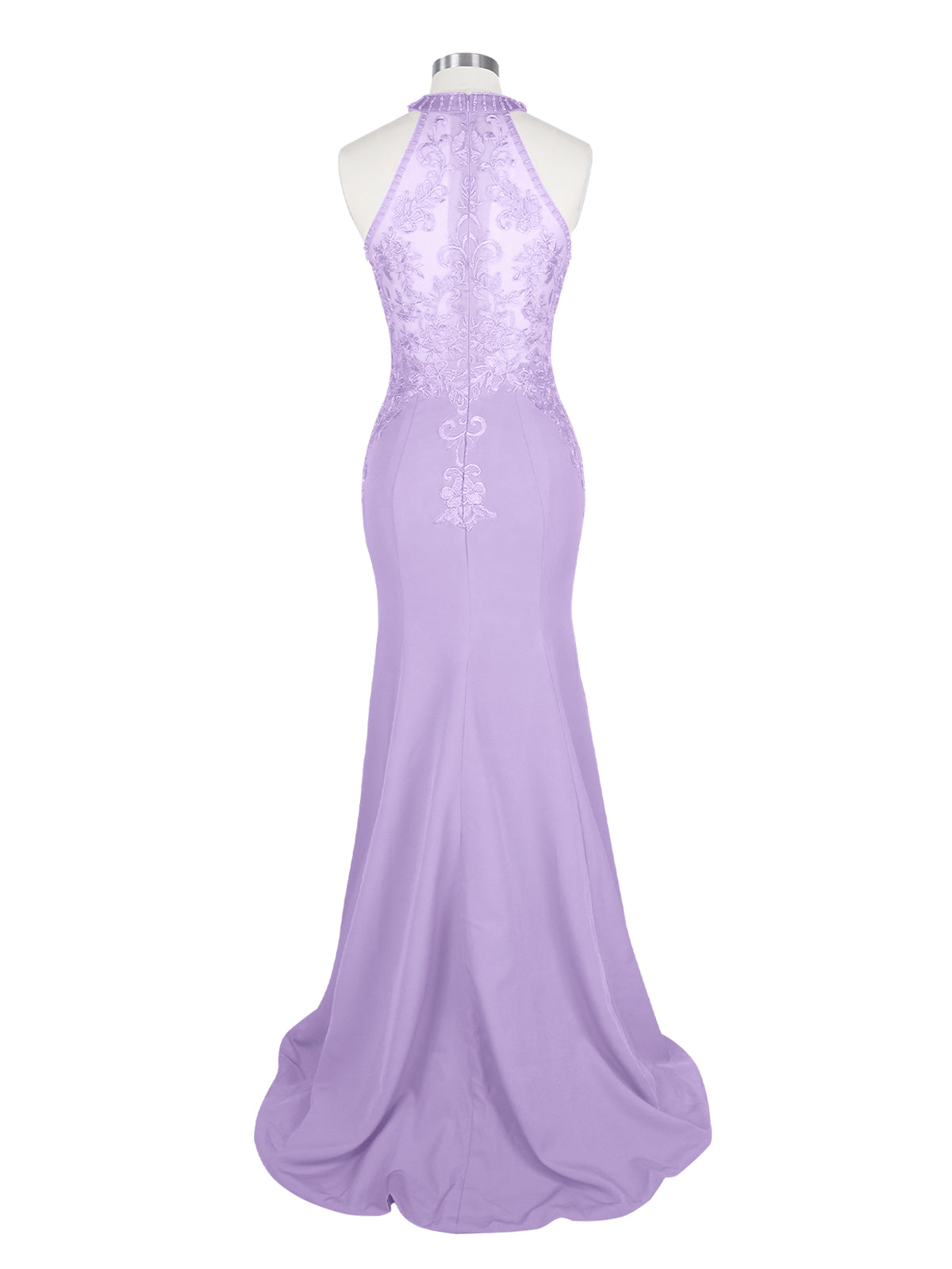 Halter Neckline Trumpet Dress 