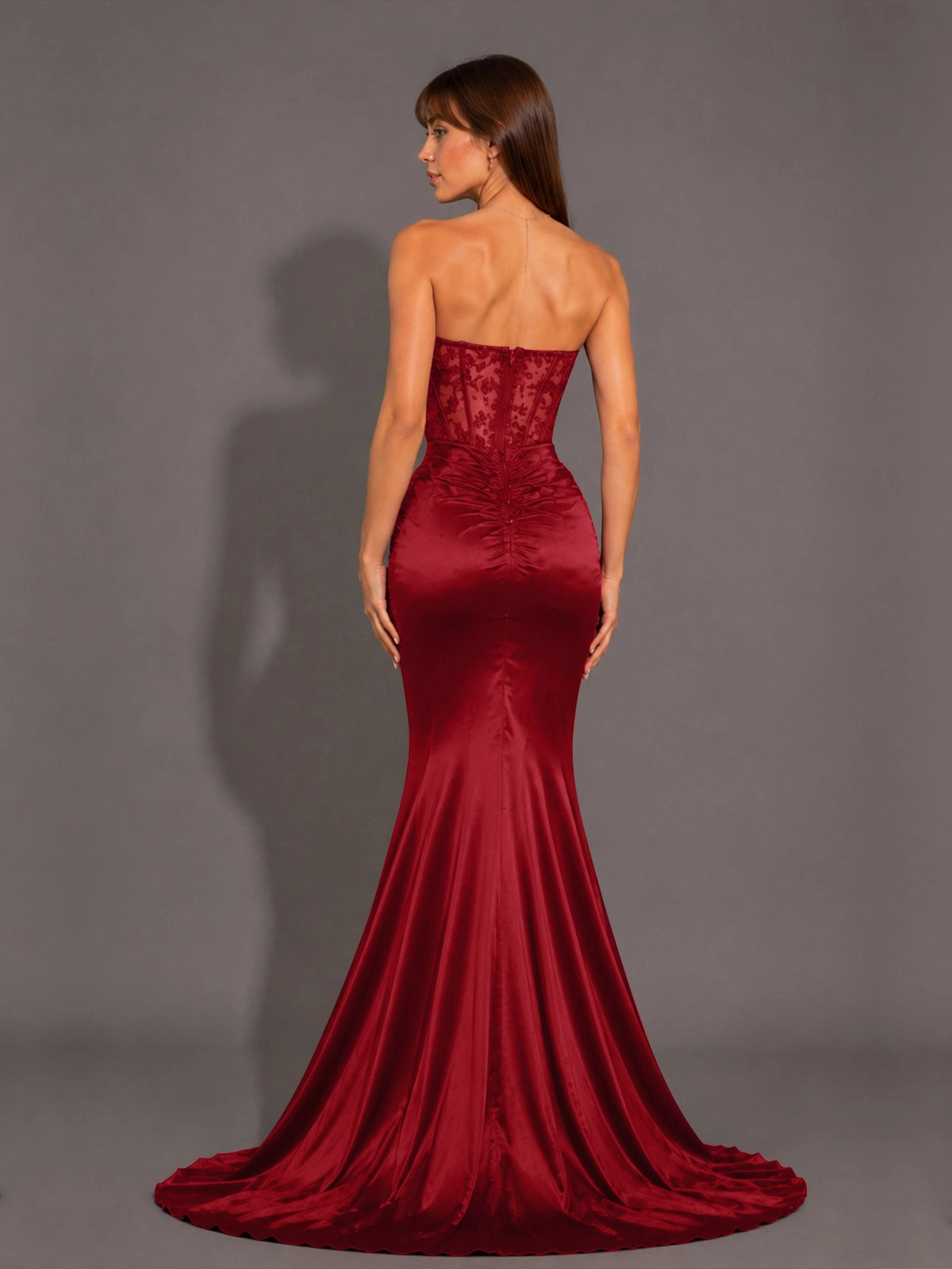 Silk-like Prom Dress with Sweetheart Neckline