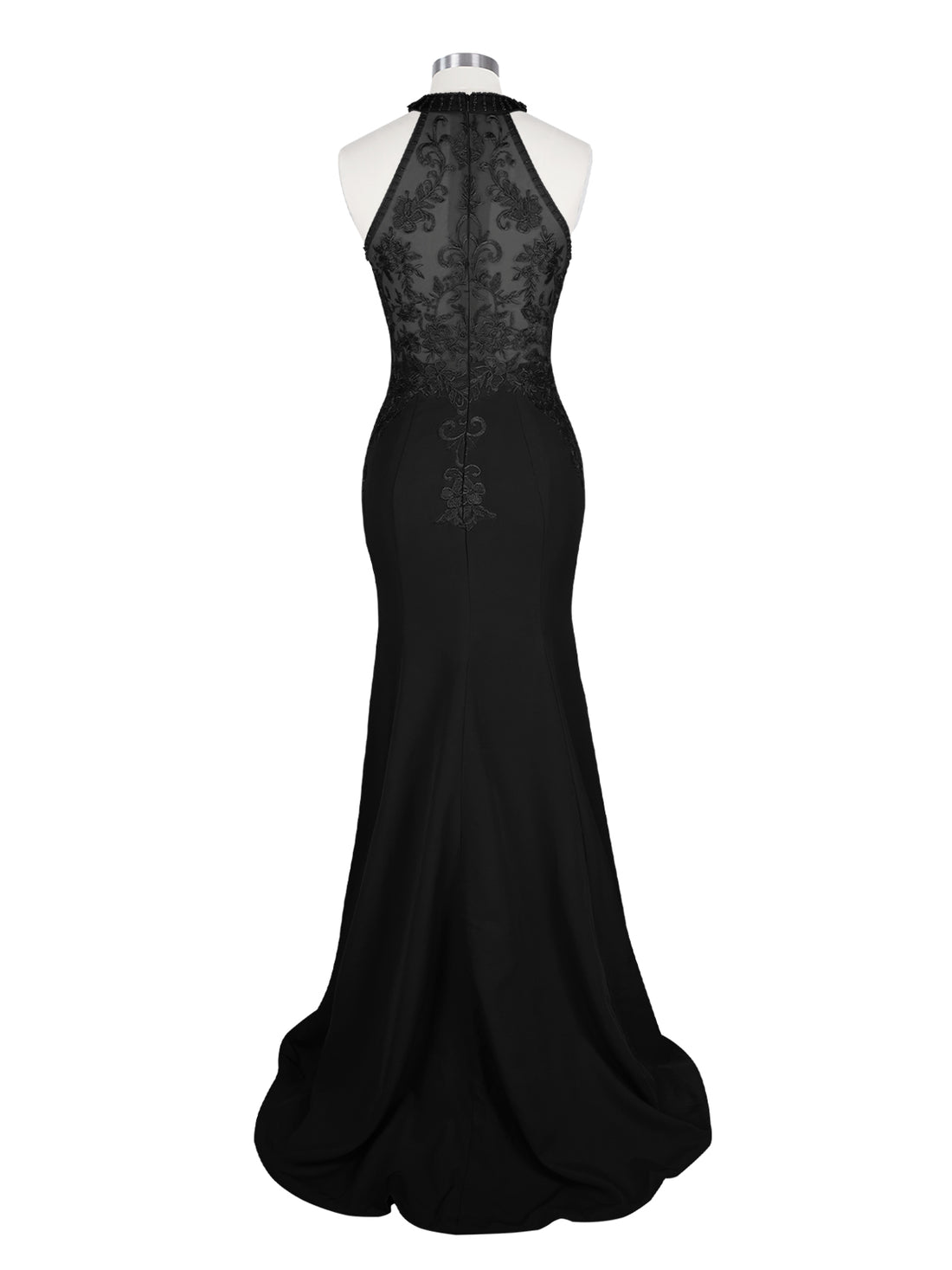 Halter Neckline Trumpet Dress 