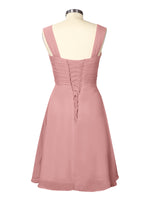 Ruched Chiffon Two-Piece Dress Set 