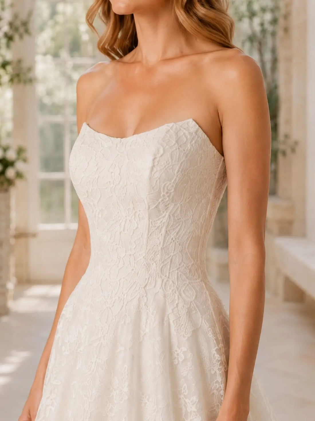 Romantic A-Line Wedding Dress