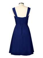 Ruched Chiffon Two-Piece Dress Set 