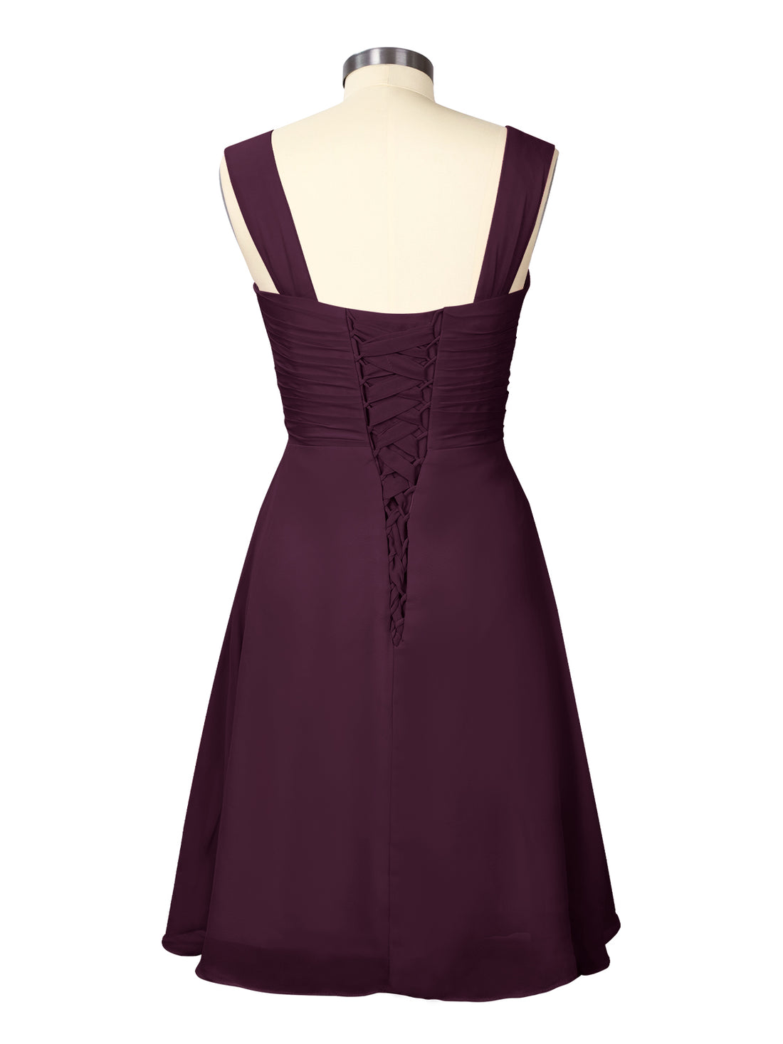 Ruched Chiffon Two-Piece Dress Set 