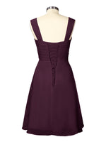 Ruched Chiffon Two-Piece Dress Set 