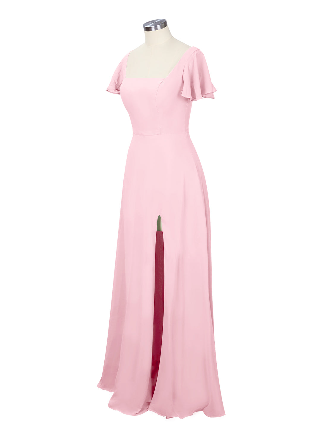 Flutter Sleeves Bridesmaid Dress 