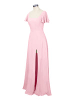 Flutter Sleeves Bridesmaid Dress 