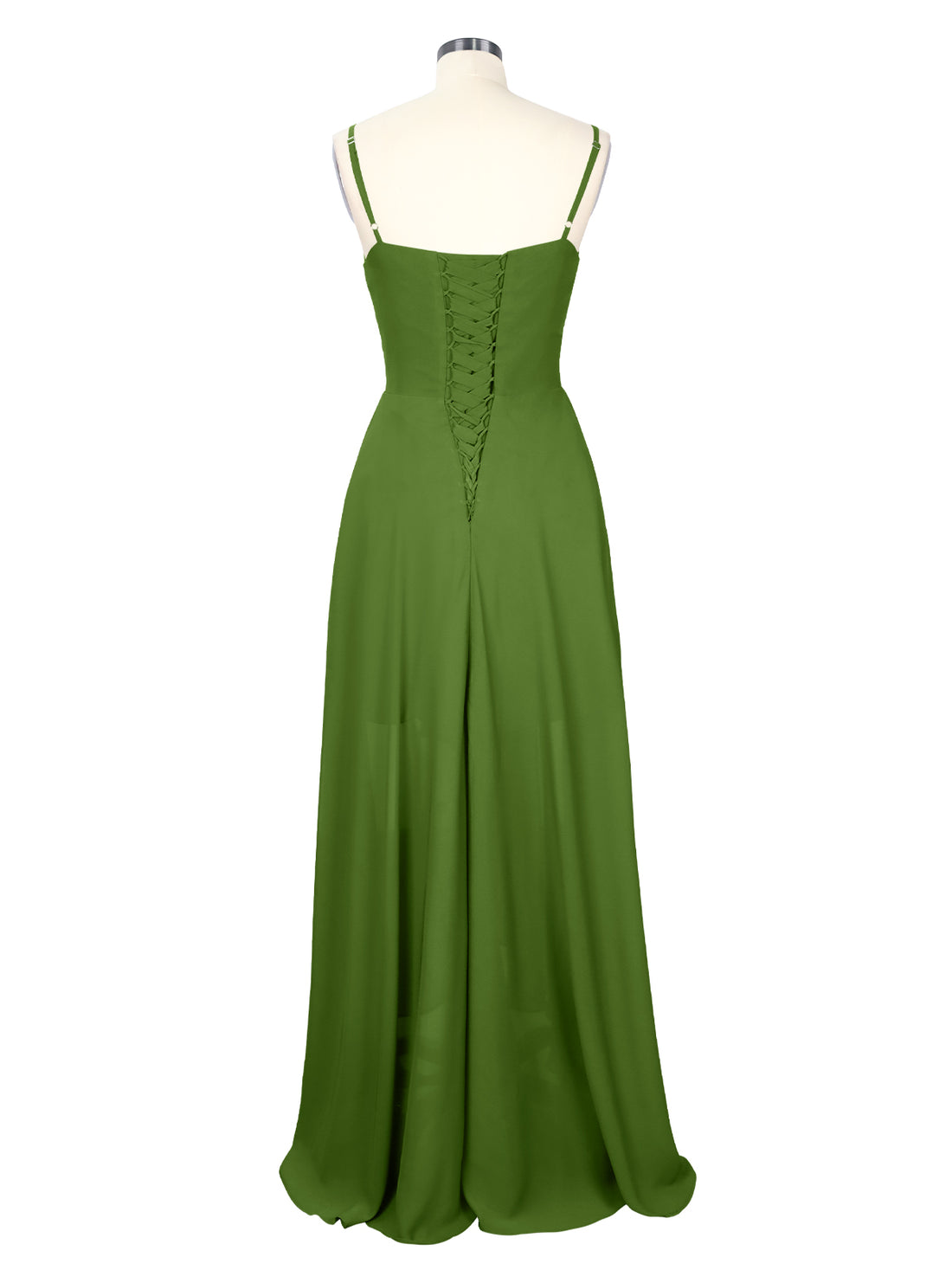 Spaghetti Asymmetrical Bridesmaid Dress 