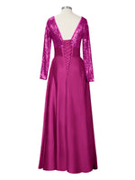Long Sleeveless Sequin Prom Dress 
