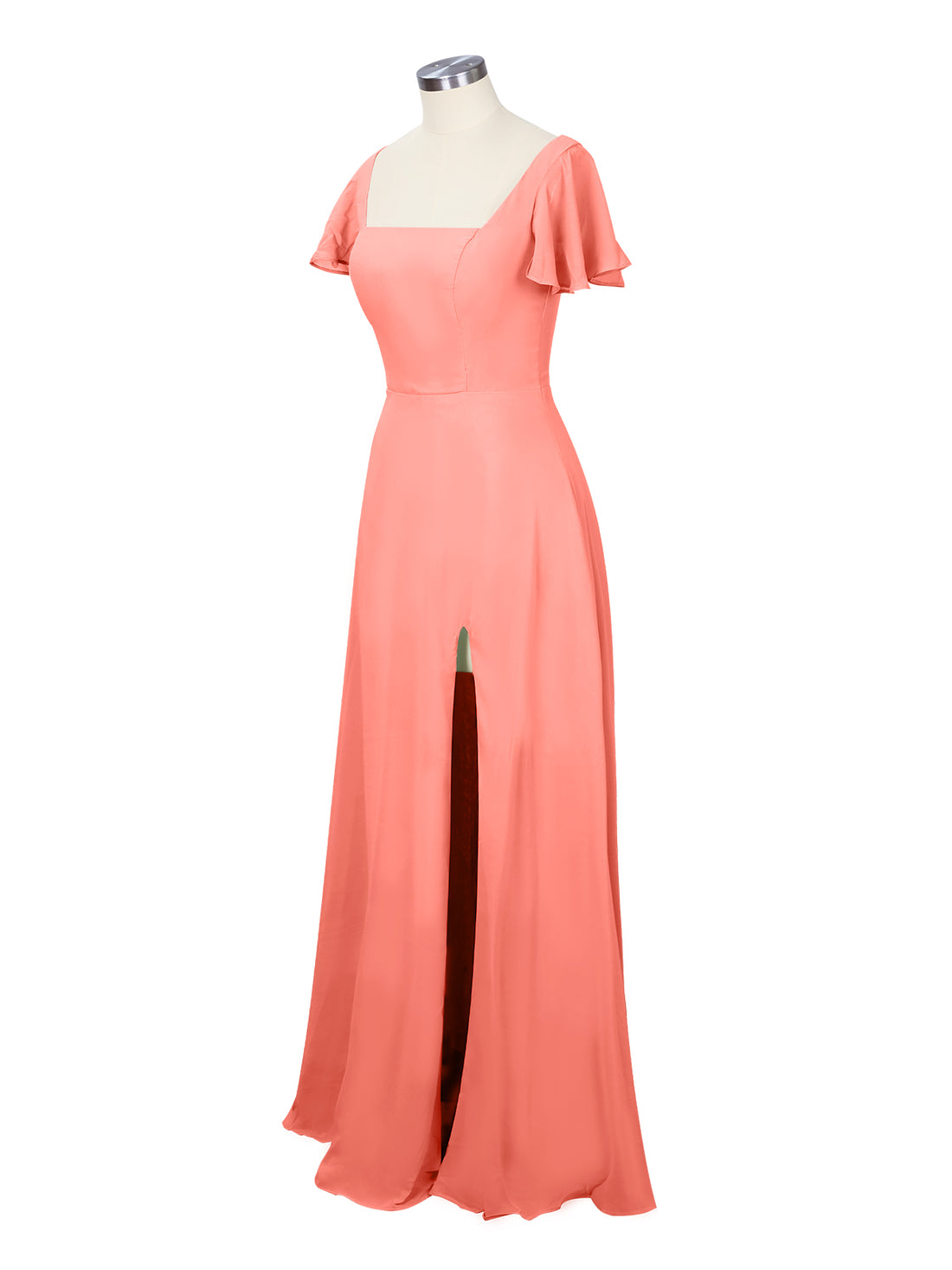 Flutter Sleeves Bridesmaid Dress 