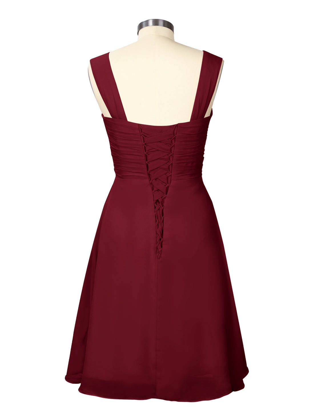 Ruched Chiffon Two-Piece Dress Set 
