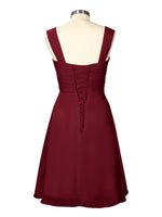 Ruched Chiffon Two-Piece Dress Set 
