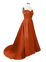 Applique Bodice Prom Dress 