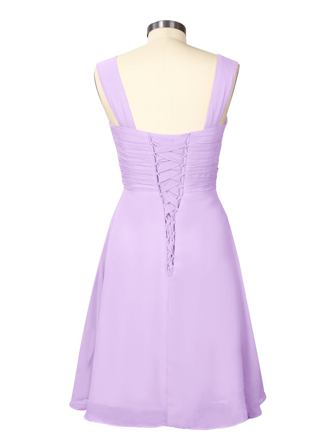 Ruched Chiffon Two-Piece Dress Set 