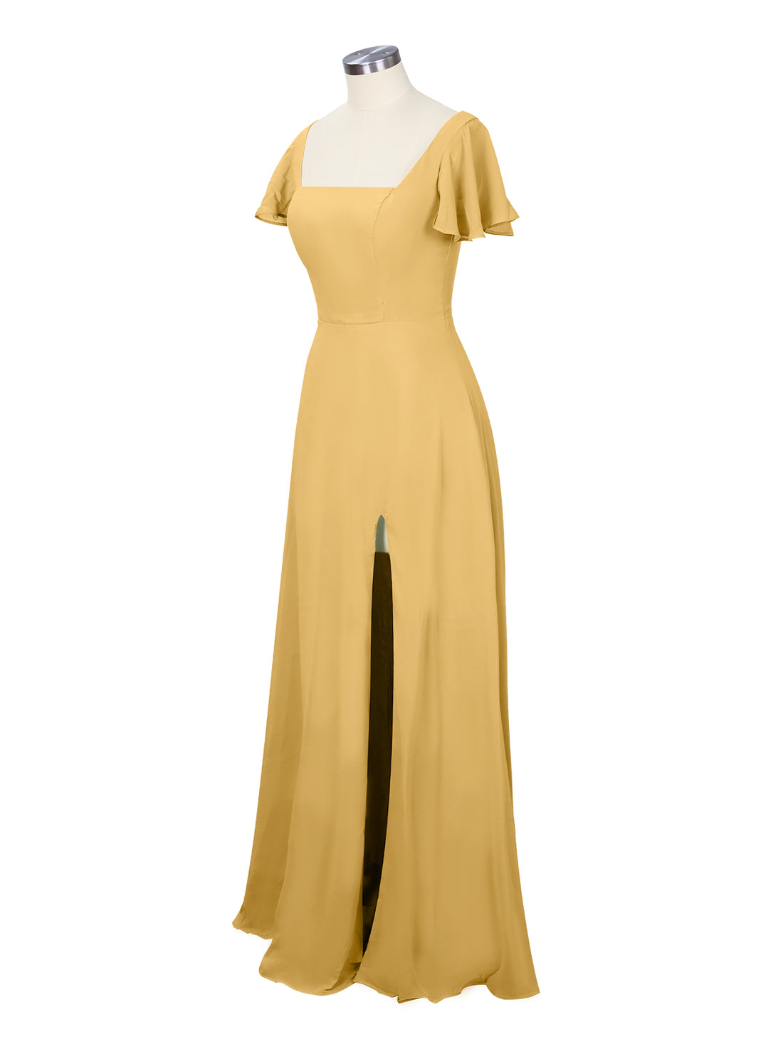 Flutter Sleeves Bridesmaid Dress 