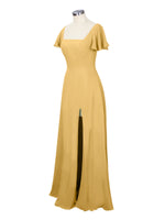 Flutter Sleeves Bridesmaid Dress 