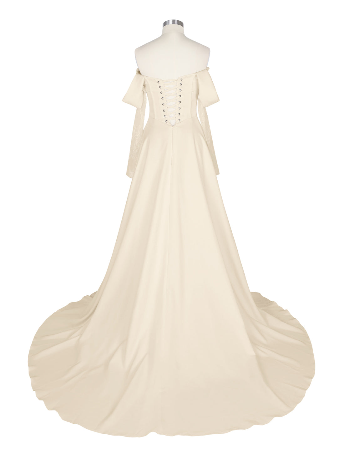 Lace Long Sleeves Wedding Dress 