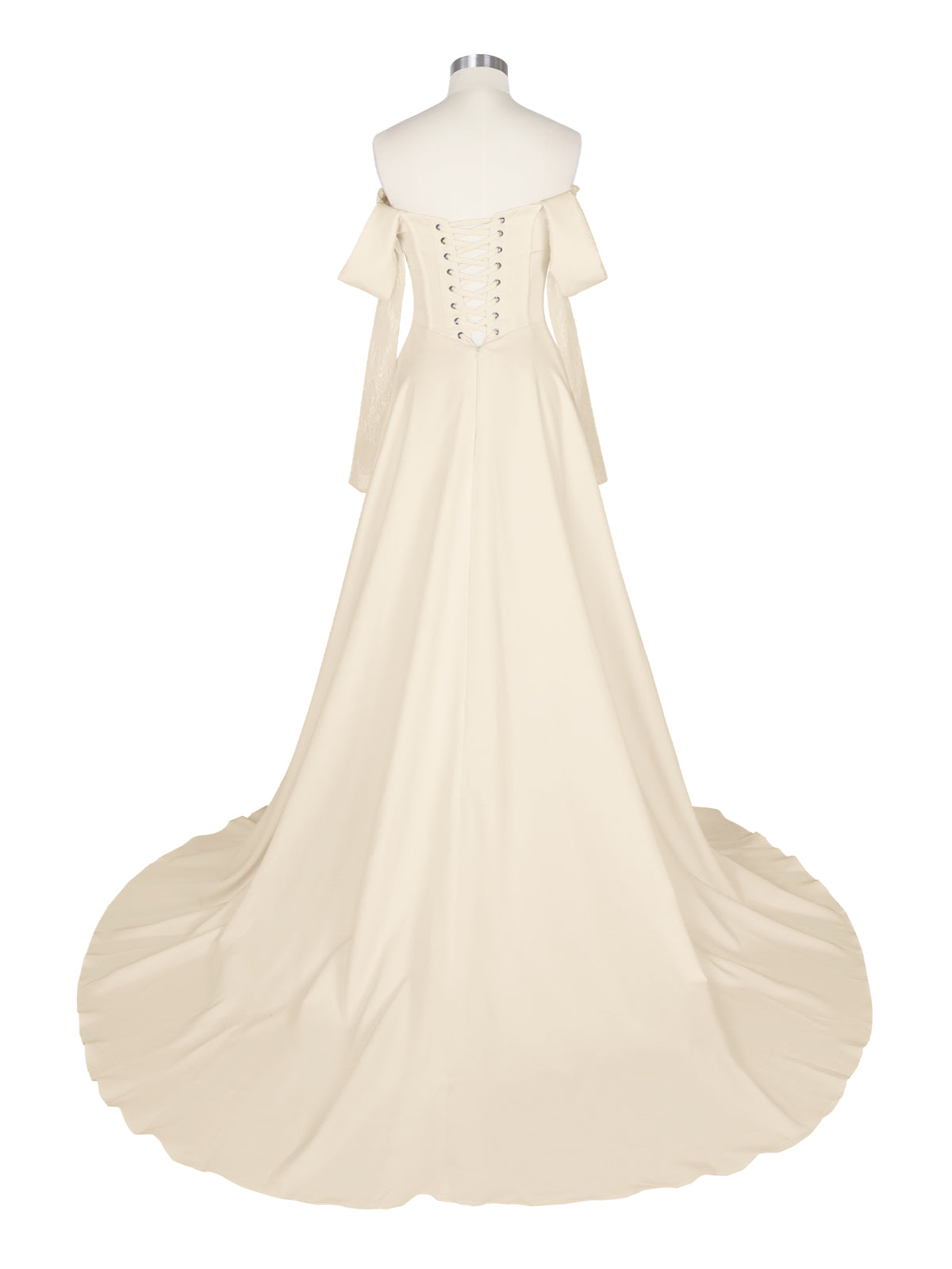 Lace Long Sleeves Wedding Dress 