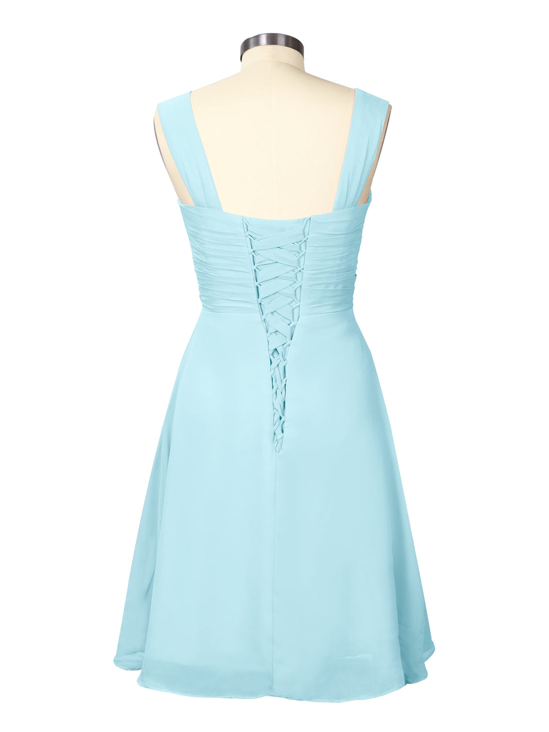 Ruched Chiffon Two-Piece Dress Set 