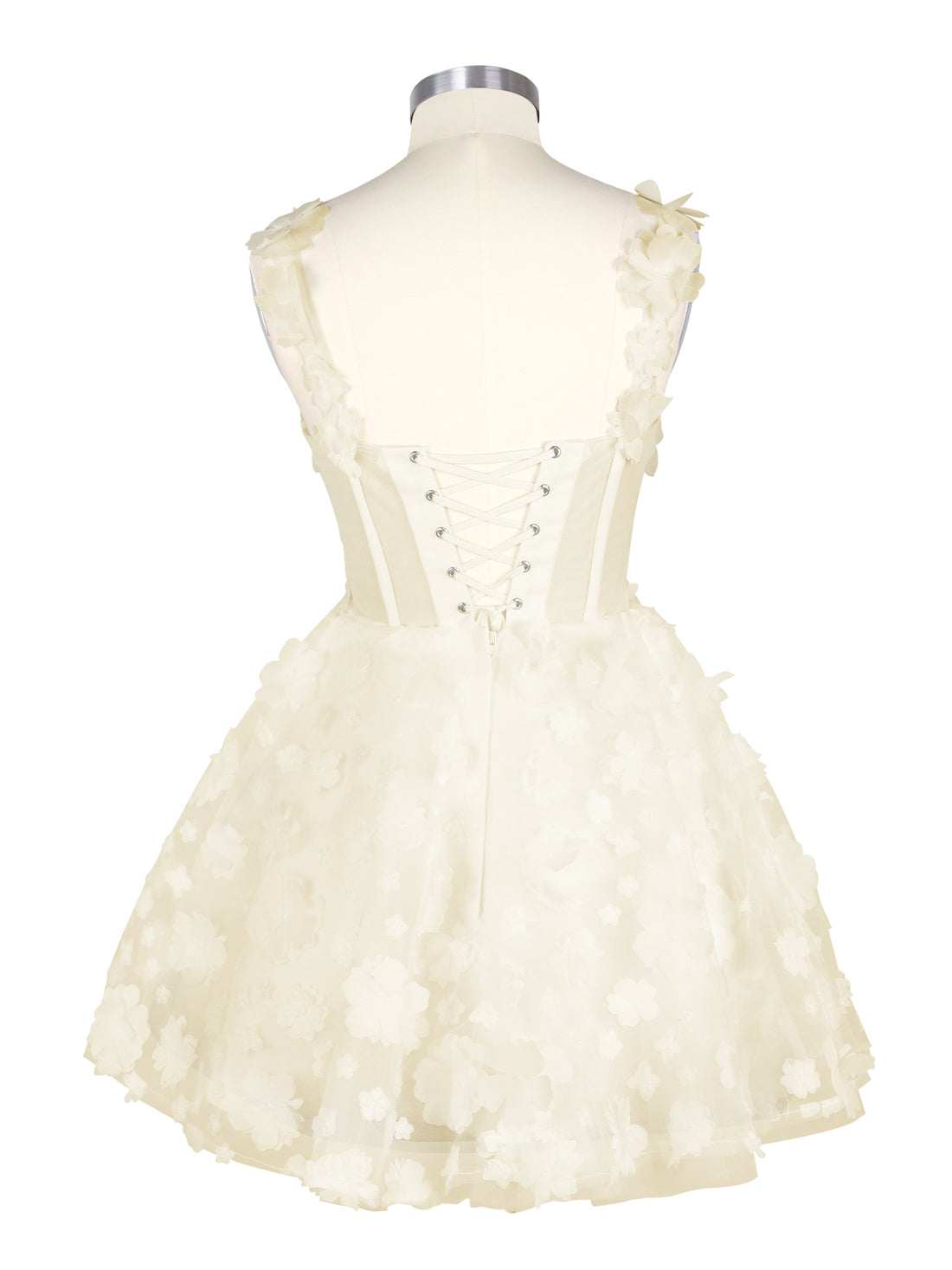 Sweetheart 3D Flower Wedding Dress 