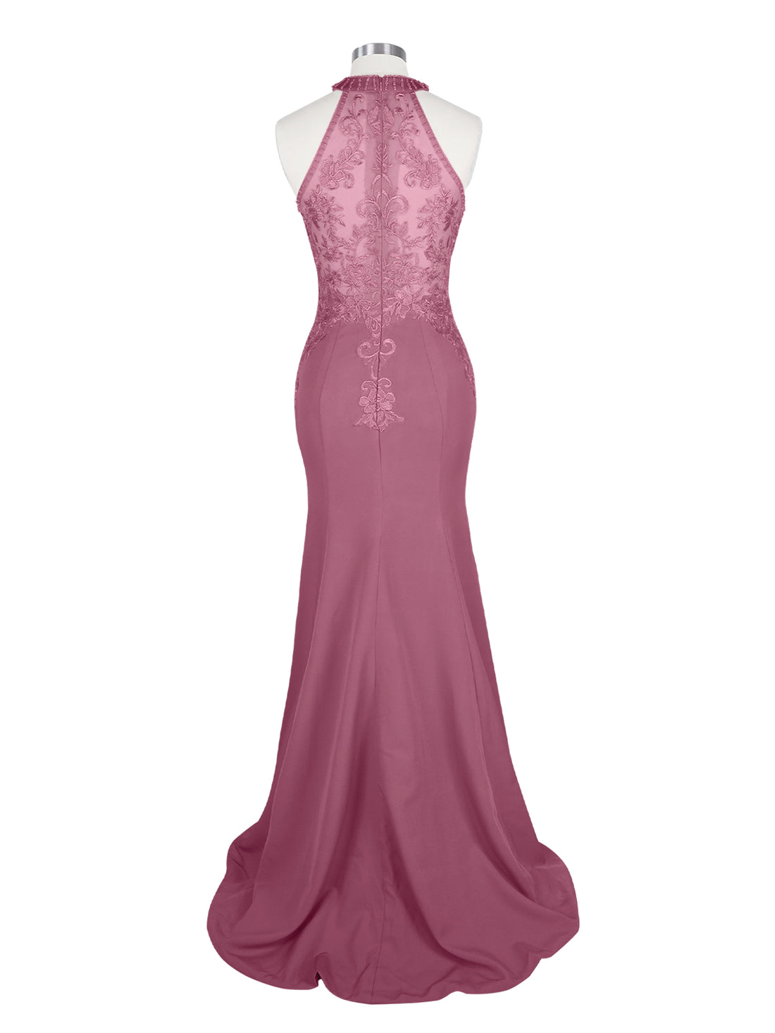 Halter Neckline Trumpet Dress 